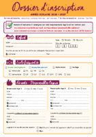 DOSSIER D’INSCRIPTION 2026-2027