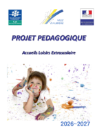 Projet Pédagogique des AL EXTRASCOLAIRE Rentrée 2026-2027